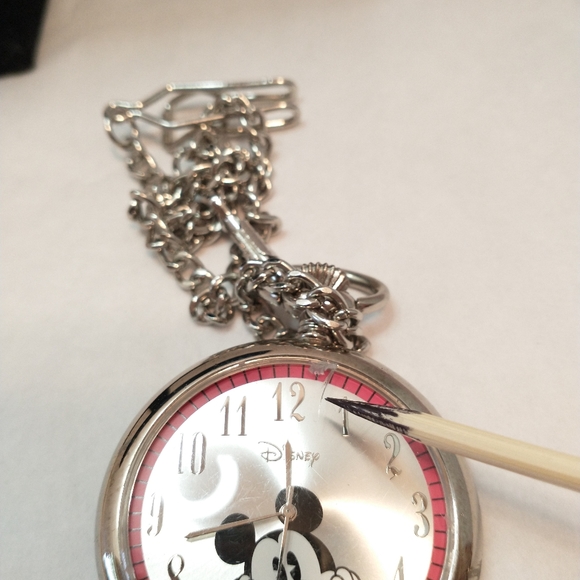 Disney Accessories Mickey Mouse 9s Disney Pocket Watch Poshmark